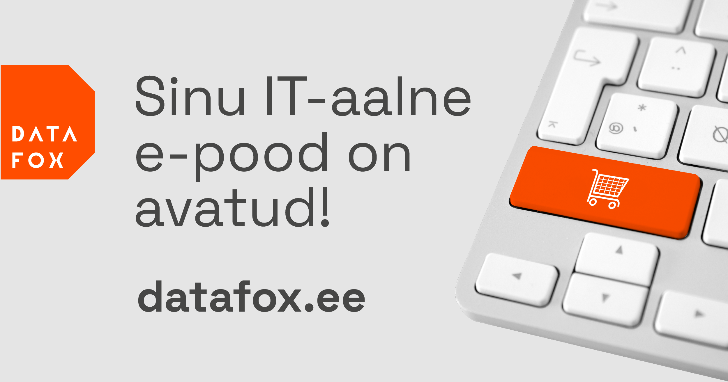 Uus Datafoxi e-pood on avatud!