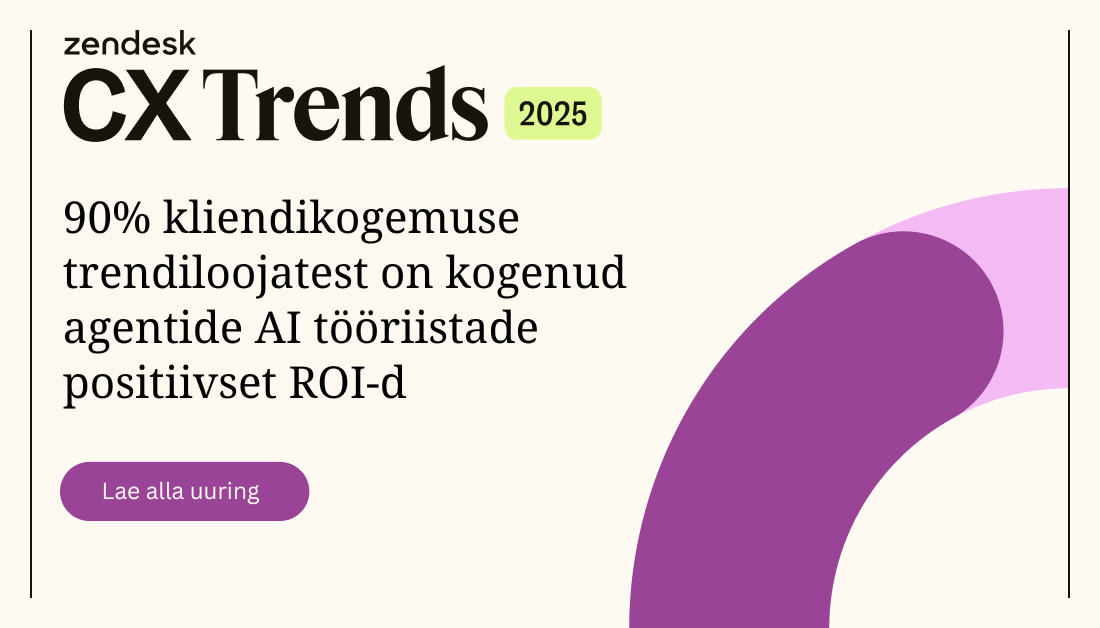 Zendeski uuring: ellu jäävad vaid tehisaru kasutavad organisatsioonid