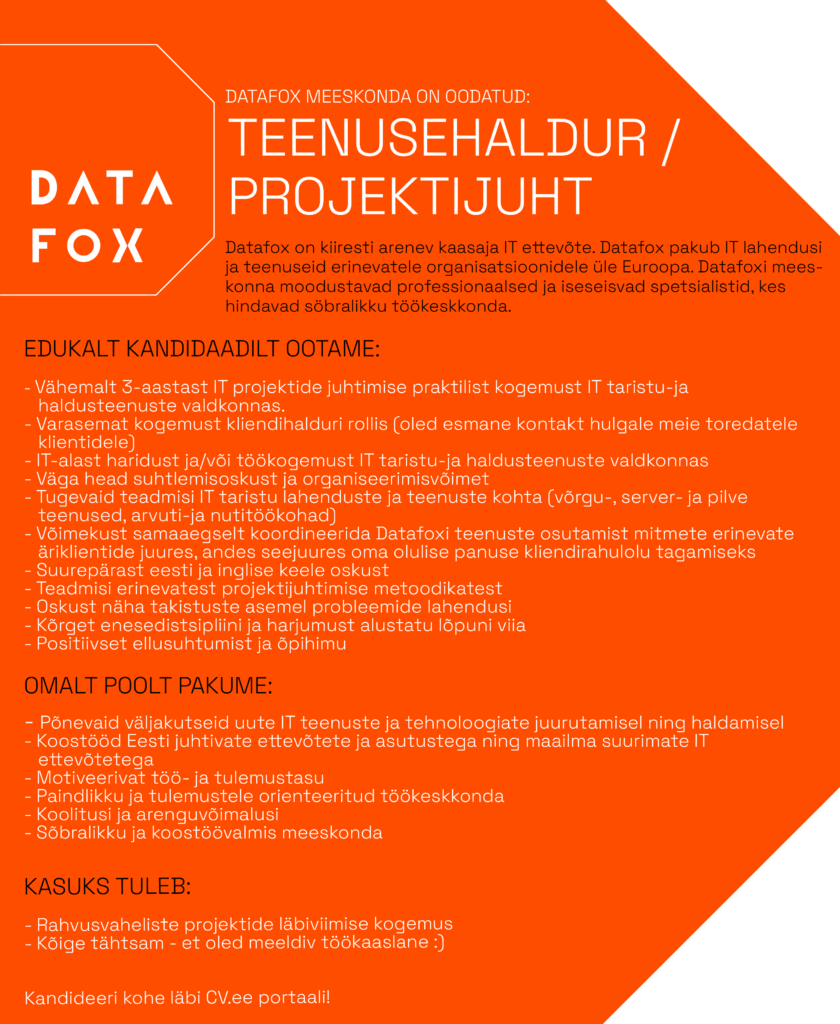 Teenusehaldur kuulutus